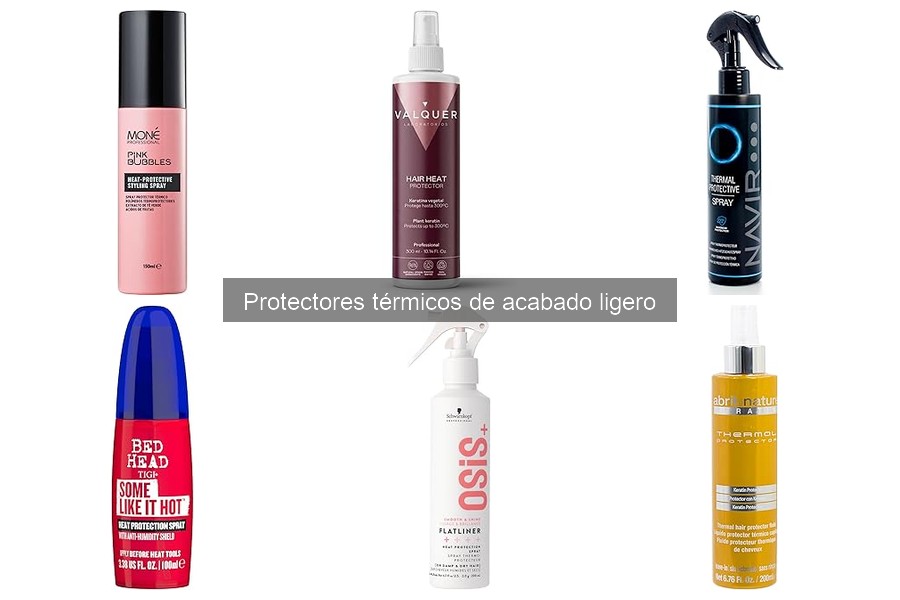 Mejores protectores térmicos ligeros para cabello rizado