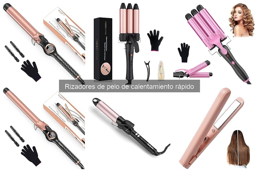 Mejores rizadores de pelo de calentamiento rápido para rizos