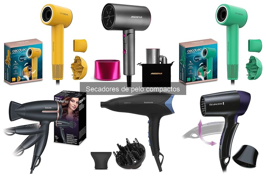 ** Mejores secadores de pelo compactos para cabello rizado