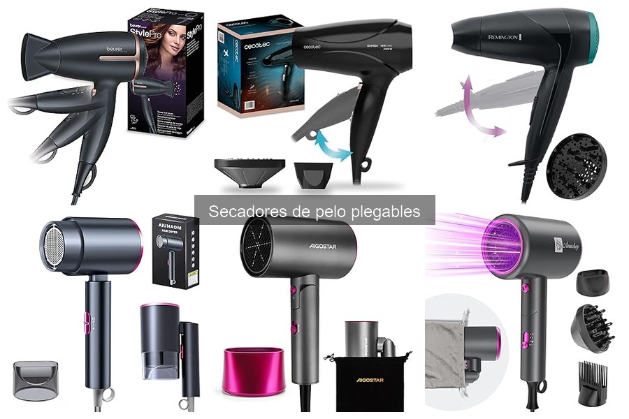 Mejores secadores de pelo plegables para viajar en 2023
