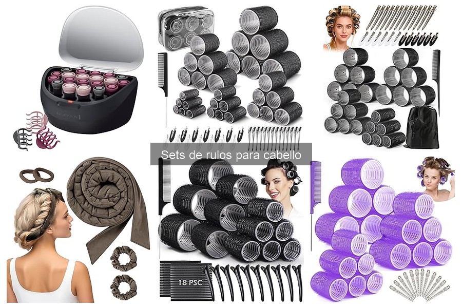 Mejores sets de rulos para cabello rizado: comparativa 2023