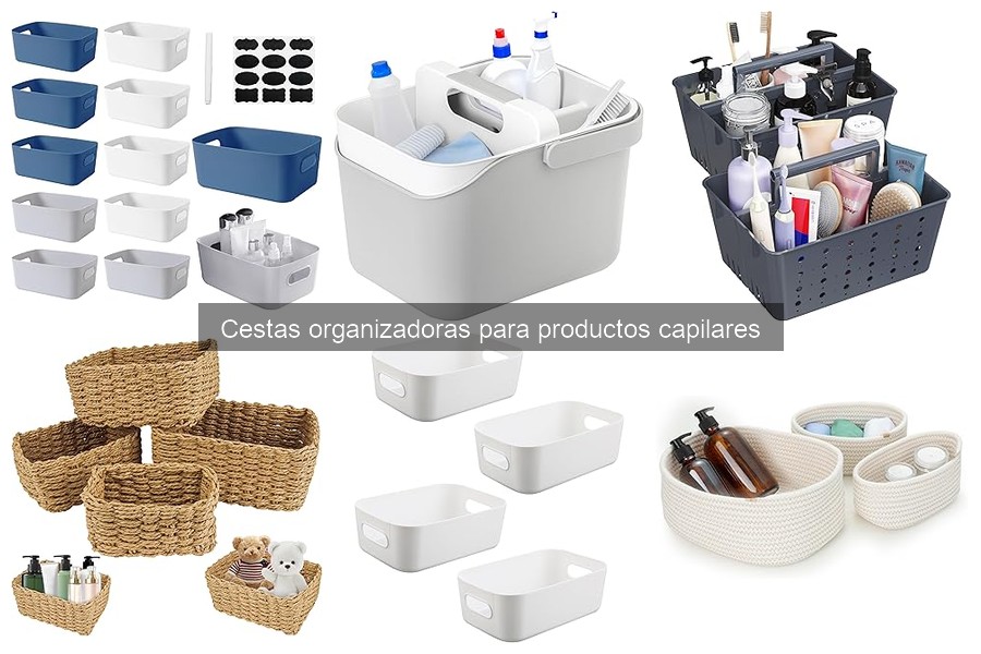 Ofertas y precios de cestas organizadoras para productos capilares