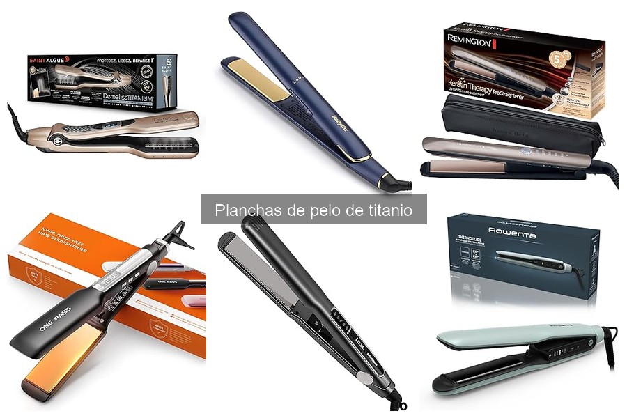 Plancha de pelo de titanio: ¿son adecuadas para cabellos rizados?