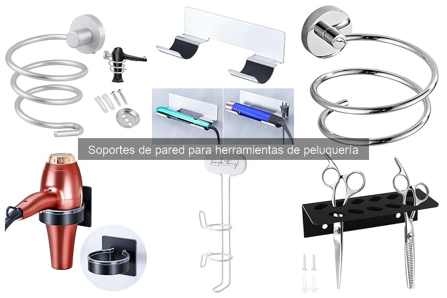 Problemas comunes con soportes de pared para herramientas de peluquería