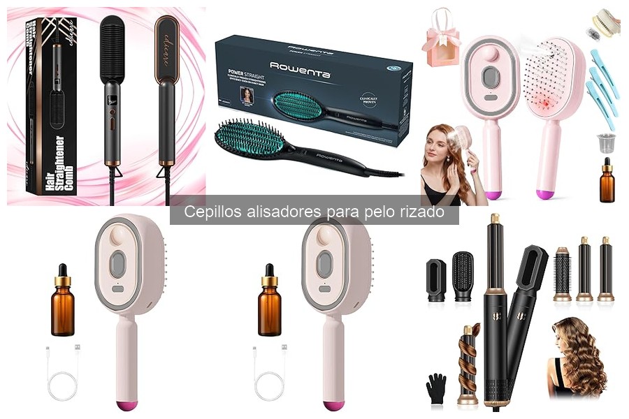 ¿Qué es un cepillo alisador para pelo rizado?