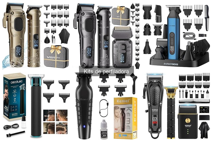 ¿Qué incluye un kit de perfiladora para el cabello?