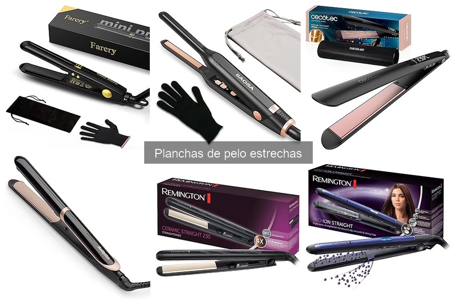 ¿Qué son las planchas de pelo estrechas? Características y funciones