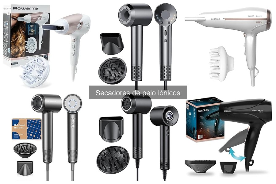 Secadores de pelo iónicos: Profesional vs. Doméstico