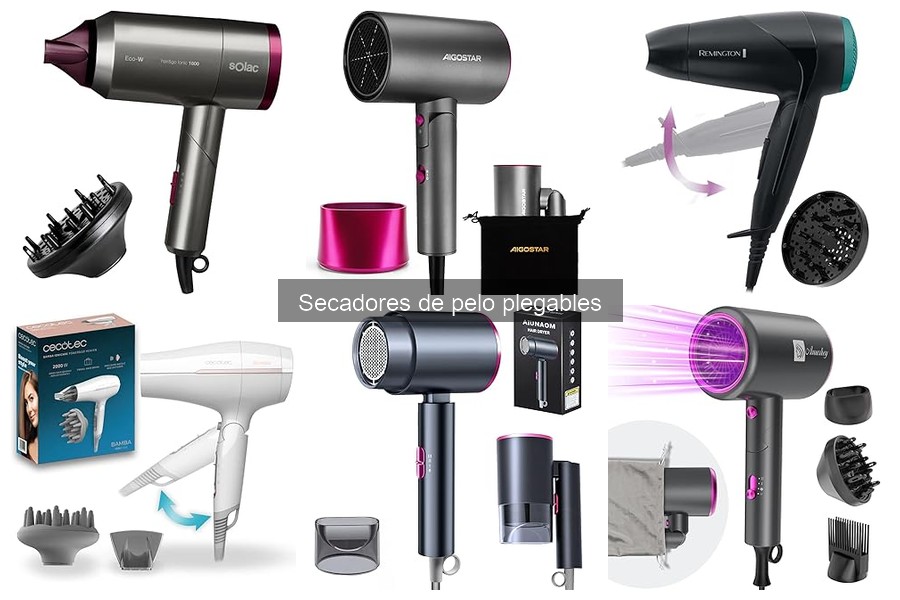 Secadores de pelo plegables vs. tradicionales: ¿Cuál elegir?