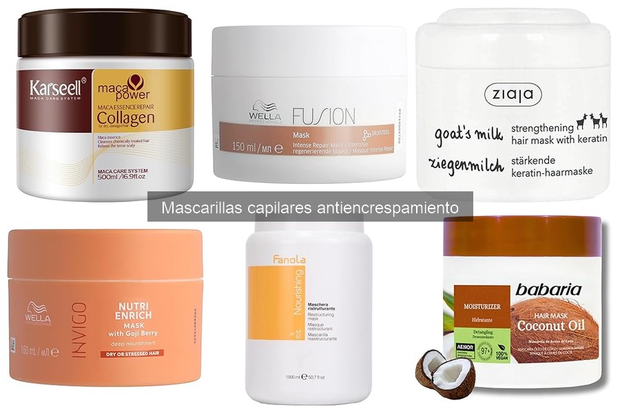 Tipos de mascarillas antiencrespamiento para tu cabello
