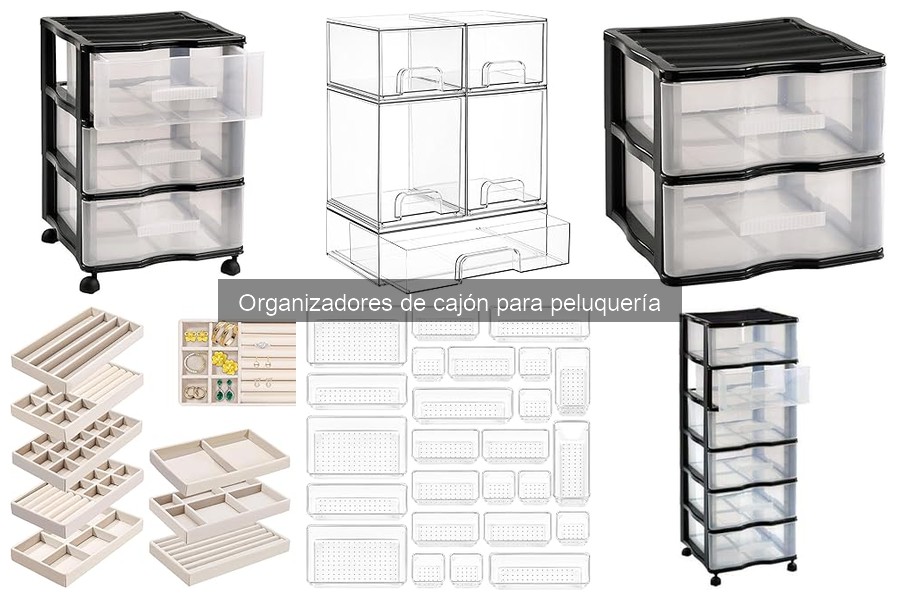 Ventajas de usar organizadores de cajón para peluquería