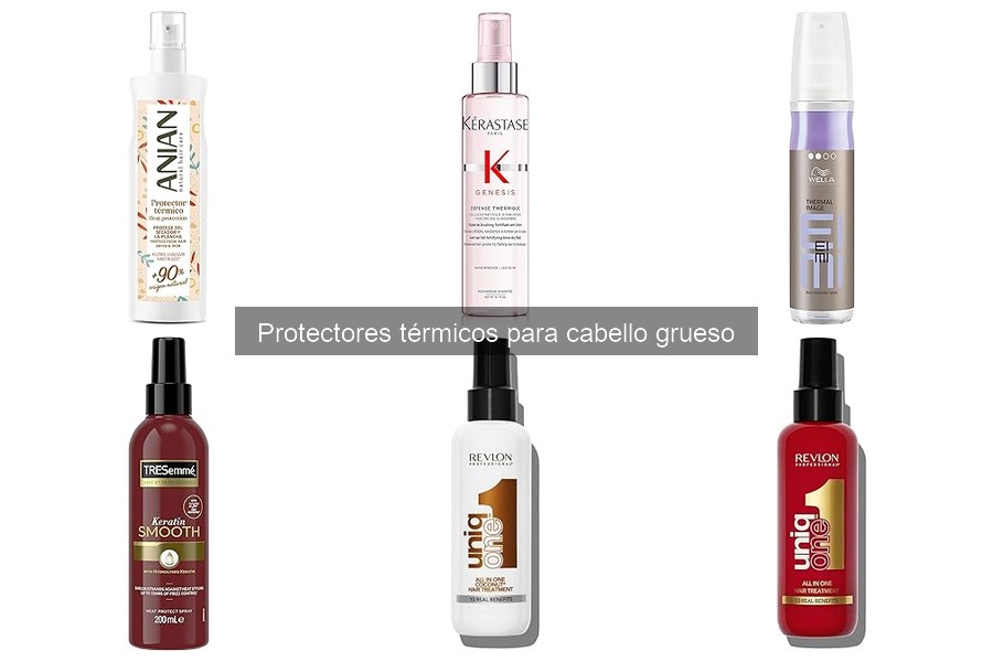 Ventajas de usar un protector térmico en cabello grueso