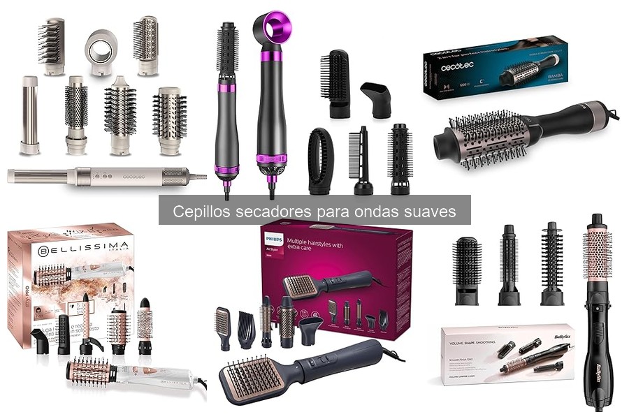 Ventajas y desventajas de los cepillos secadores para ondas suaves